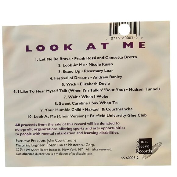 Look At Me CD Featuring Songs Of Hope Inspiration & Self-Worth  37598cd - Picture 3 of 3